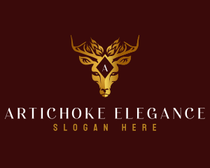 Elegant Deer Boutique logo design