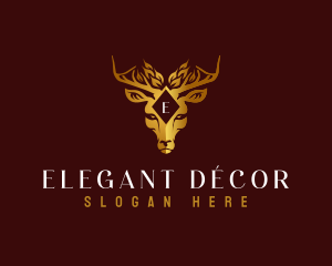 Elegant Deer Boutique logo design