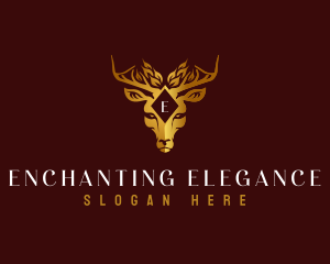 Elegant Deer Boutique logo design