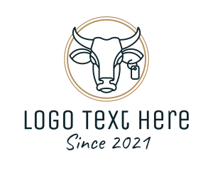 Dairy - Cattle Dairy Farm logo design
