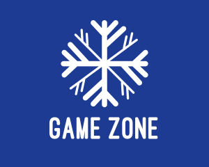Simple Winter Snowflake  logo