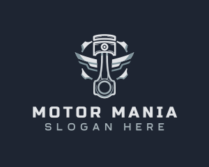 Piston Automotive Mechanic logo design