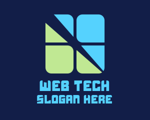 Abstract Web Developer  logo design