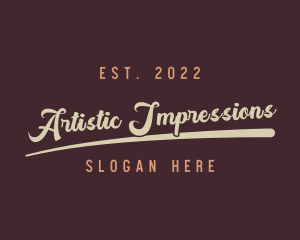 Hipster Retro Brand logo design