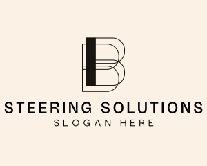 Boutique Letter B logo design