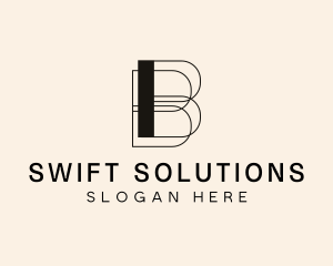 Boutique Letter B logo design