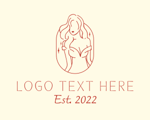Aesthetic Female Model  logo design