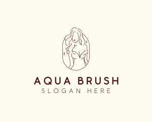 Aesthetic Female Model  logo design