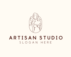 Aesthetic Female Model  logo design