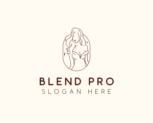 Aesthetic Female Model  logo design