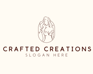 Aesthetic Female Model  logo design