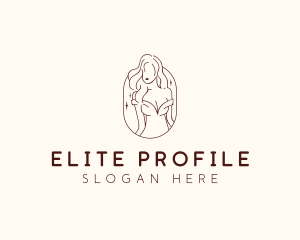 Aesthetic Female Model  logo design