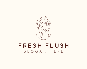 Aesthetic Female Model  logo design