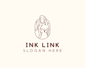 Aesthetic Female Model  logo design