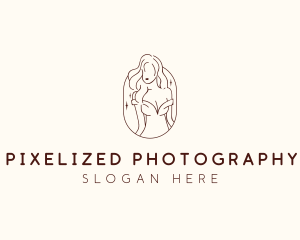 Aesthetic Female Model  logo design