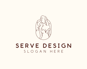 Aesthetic Female Model  logo design