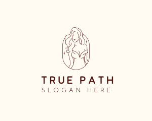 Aesthetic Female Model  logo design