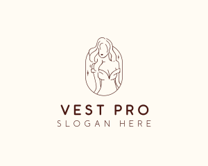 Aesthetic Female Model  logo design