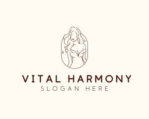 Aesthetic Female Model  logo design