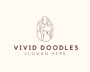 Aesthetic Female Model  logo design