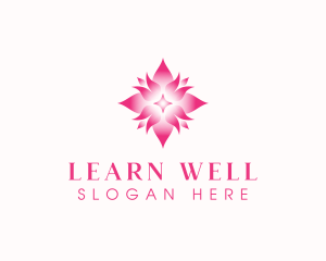 Lotus Wellness Flower logo design