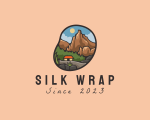 Trekking Adventure Campsite logo design