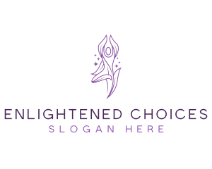 Leaf Meditating Yoga logo