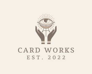 Mystical Eye Hands Jeweler logo design