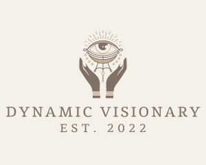 Mystical Eye Hands Jeweler logo design