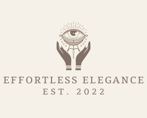 Mystical Eye Hands Jeweler logo design