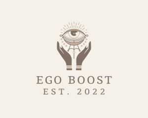 Mystical Eye Hands Jeweler logo design