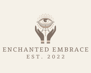 Mystical Eye Hands Jeweler logo design