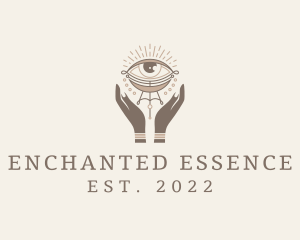 Mystical Eye Hands Jeweler logo design