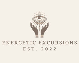 Mystical Eye Hands Jeweler logo design