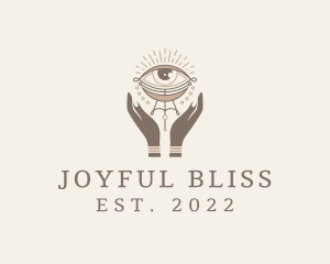 Mystical Eye Hands Jeweler logo design