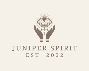 Mystical Eye Hands Jeweler logo design