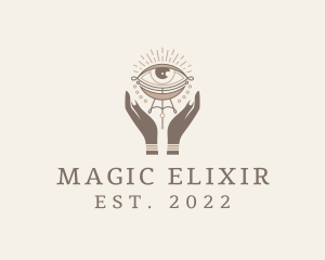 Mystical Eye Hands Jeweler logo design