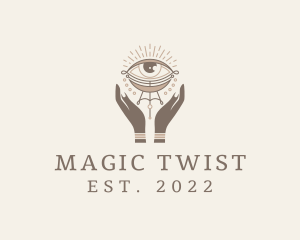 Mystical Eye Hands Jeweler logo design