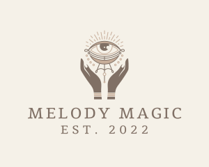 Mystical Eye Hands Jeweler logo design