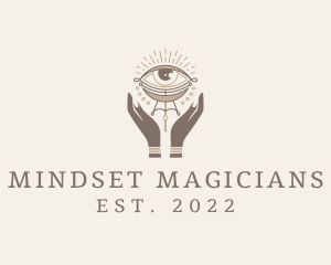 Mystical Eye Hands Jeweler logo design