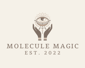 Mystical Eye Hands Jeweler logo design