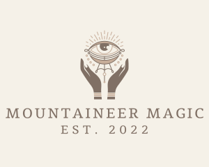 Mystical Eye Hands Jeweler logo design