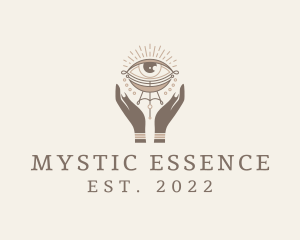 Mystical Eye Hands Jeweler logo design