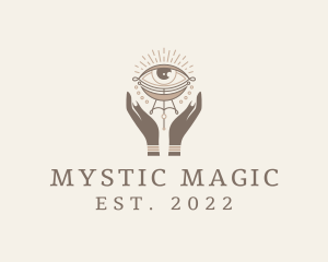 Mystical Eye Hands Jeweler logo design