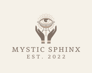 Mystical Eye Hands Jeweler logo design