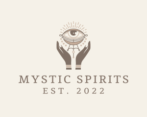 Mystical Eye Hands Jeweler logo design