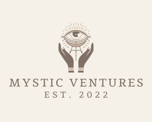 Mystical Eye Hands Jeweler logo design