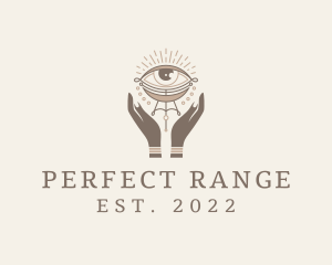 Mystical Eye Hands Jeweler logo design