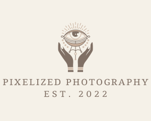 Mystical Eye Hands Jeweler logo design