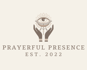 Mystical Eye Hands Jeweler logo design